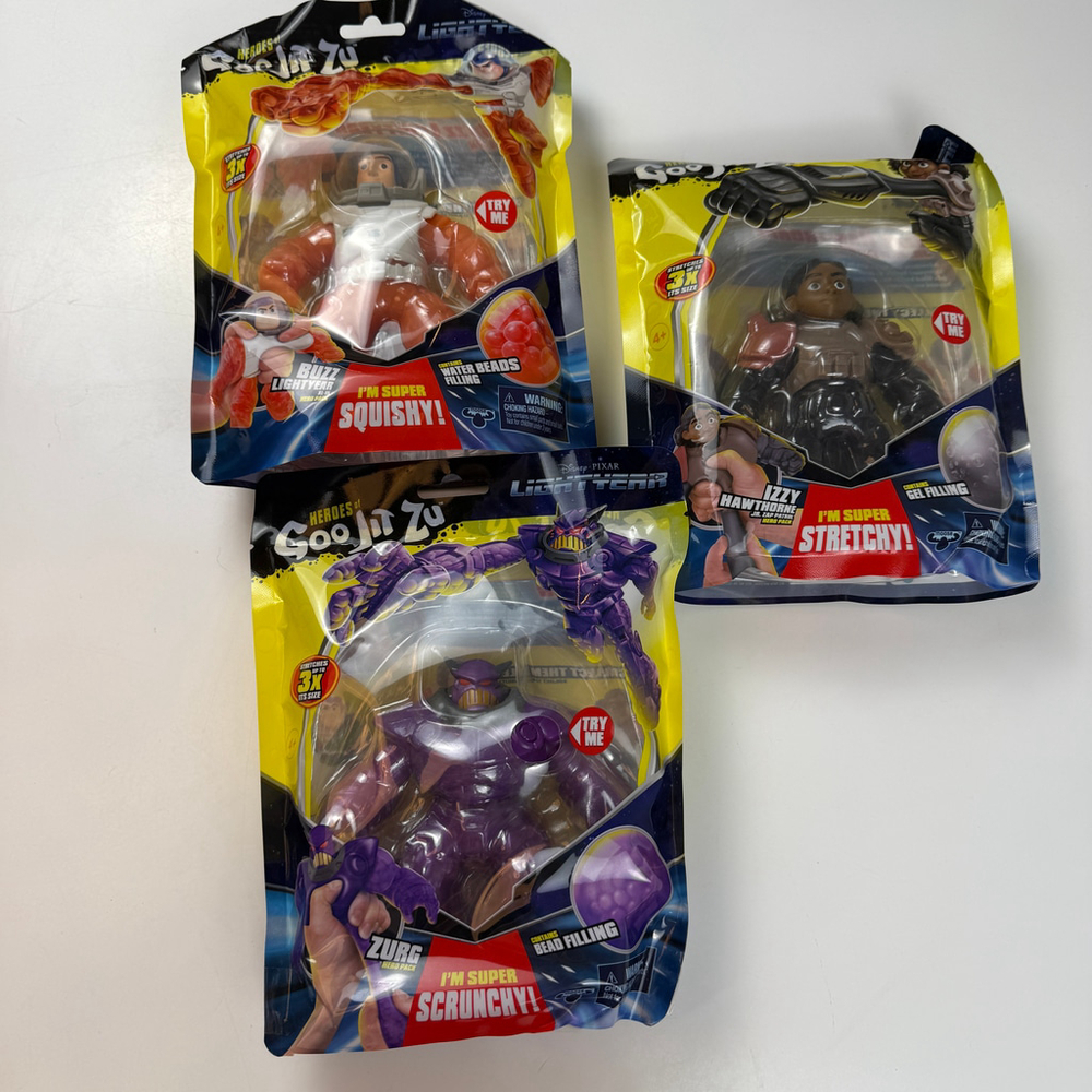 Heroes of Goo Jit Zu Buzz Lightyear XL-15 Izzy Hawthorne Zurg bundle